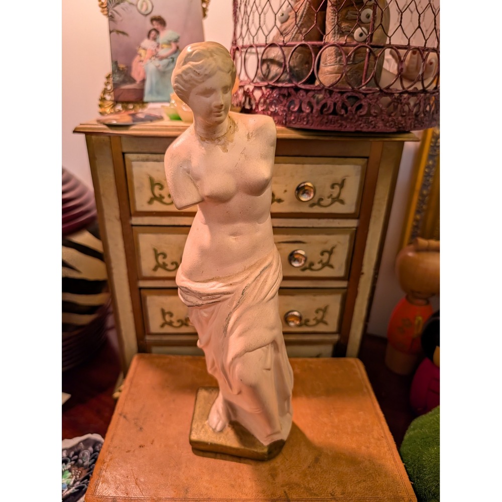 Vintage Venus de Milo Statue 11 Inch Greek Goddess Aphrodite Sculpture